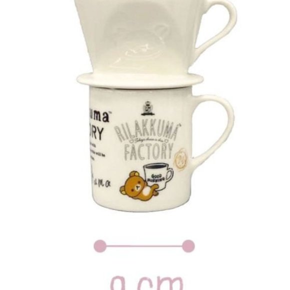 Rilakkuma - Ceramic Coffee Dripper & Mug Set (White) - Picture 2 of 5